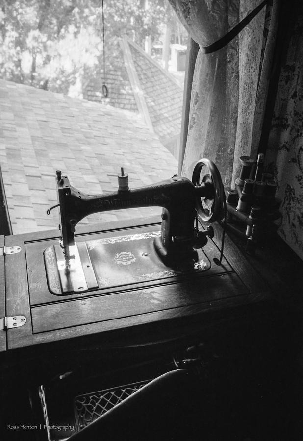 Sewing Machine in the Unknown House Photograph by Ross Henton