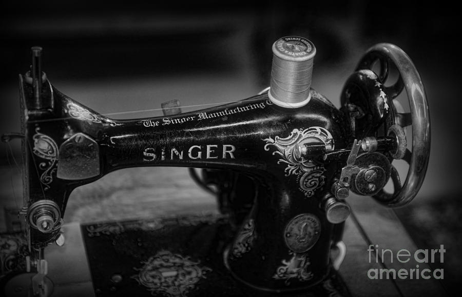 Vintage Sewing Machine Parts and Repair Photograph by Paul Ward - Fine Art  America