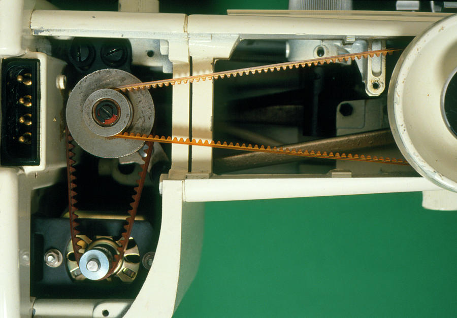 Sewing Machine Photograph - Sewing Machine With Casing Removed by Jerry Mason/science Photo Library