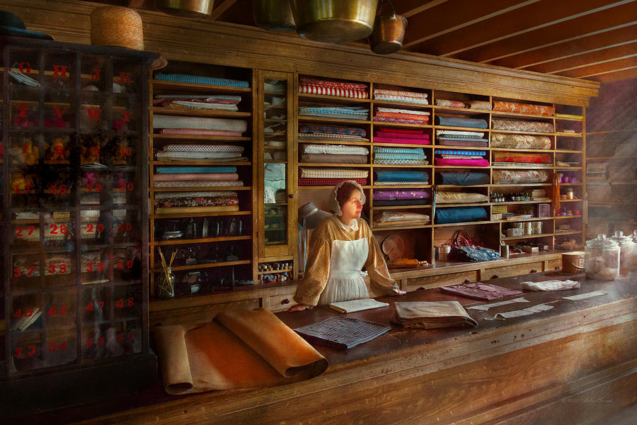 Cookie Photograph - Sewing - Minding the mending store by Mike Savad