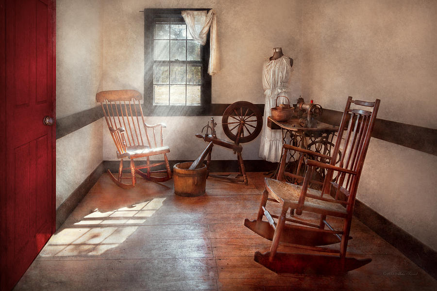 Sewing - Room - Grandmas sewing room Photograph by Mike Savad