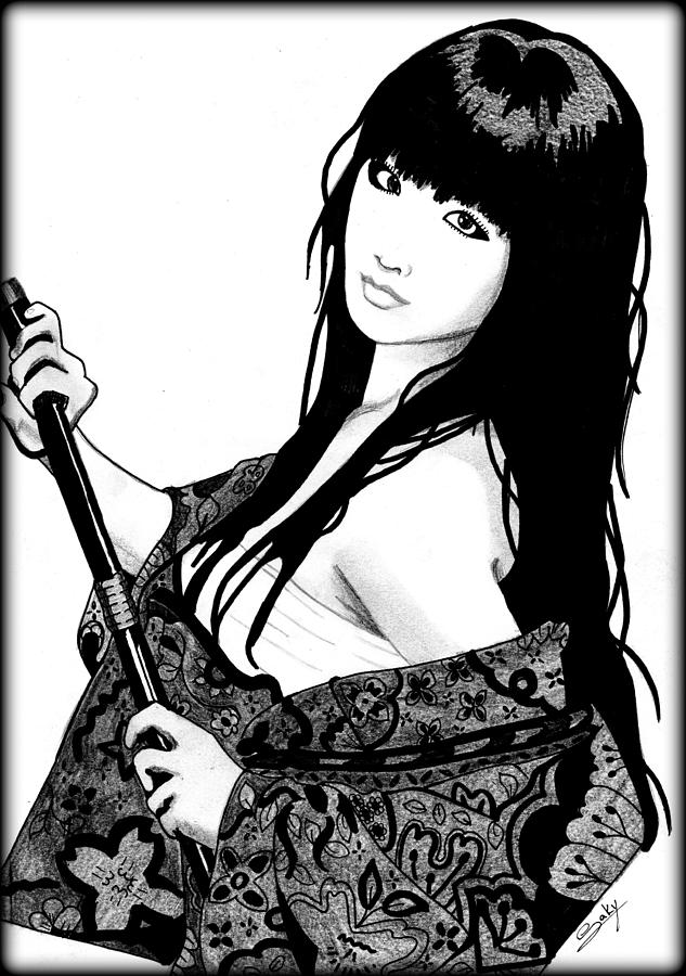 Cool Anime Girl Anime Girl Drawings Samurai Art Sexiezpicz Web Porn