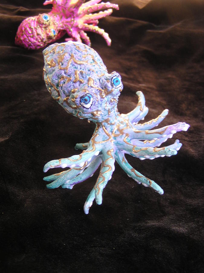 Octopus Mixed Media - Seymore the Octopus by Dan Townsend