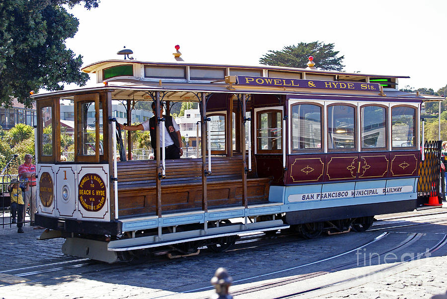 San Francisco Photograph - SF Cable Car by Rod Jones