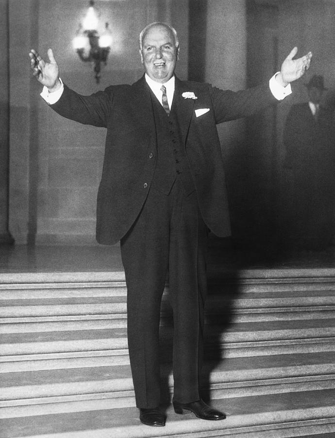 SF Mayor James Rolph, Jr. Photograph by Underwood Archives