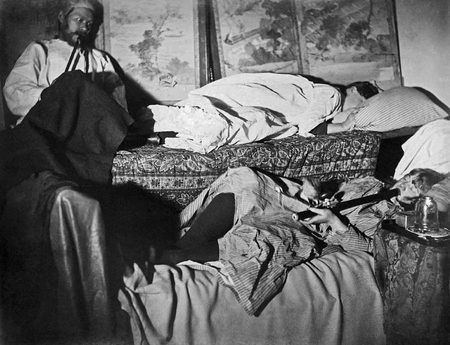 SF Opium Den Photograph by Underwood Archives