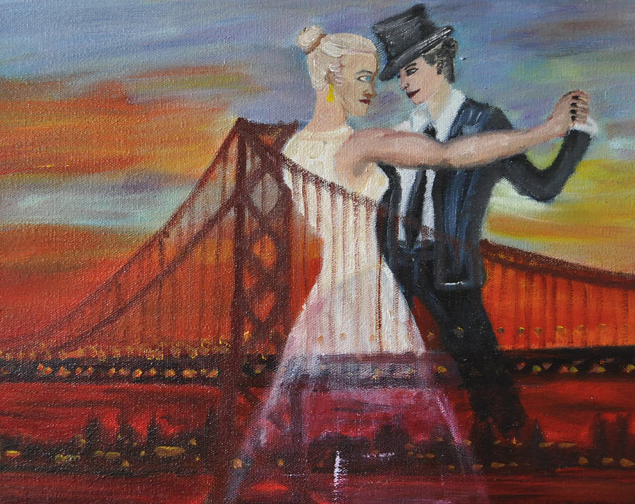 San Francisco Painting - SF Scene 2 by Vykky Gamble