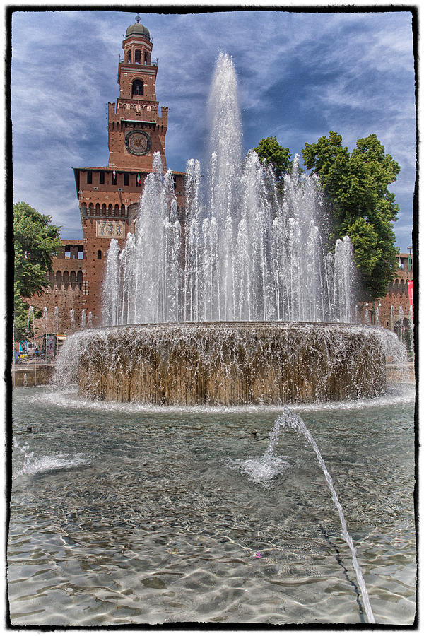 Sforza Fountain Photograph by Jason Wolters