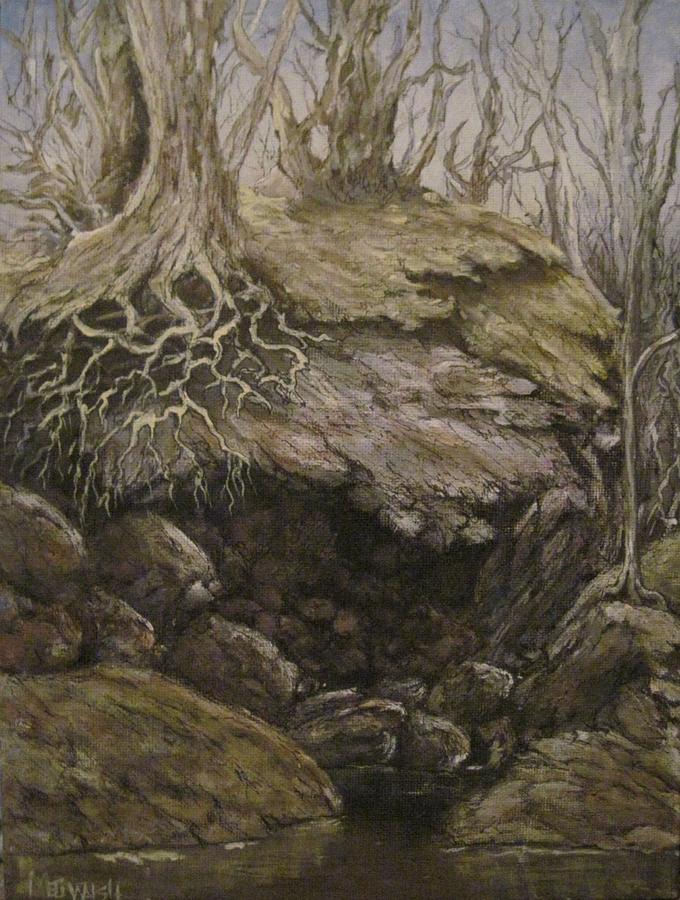 Shades of Froud Painting by Megan Walsh