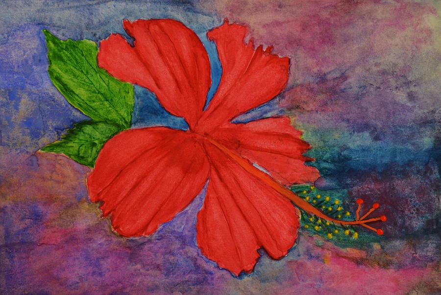 Shades Of Red Hibiscus Painting by Linda Brown | Fine Art America