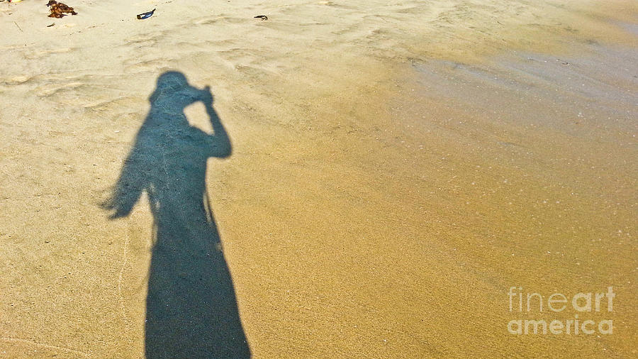 Shadow and Sand Raw Photograph by Fei A