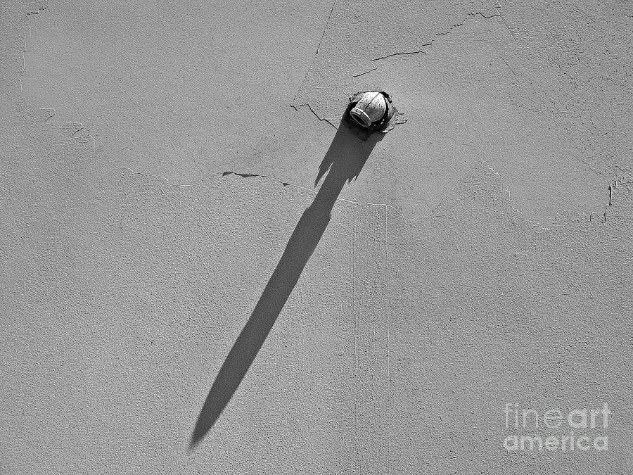 Abstract Photograph - Shadow and Shape No.119 Grayscale by Fei A