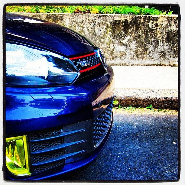 Volkswagon Photograph - Shadow Blue GTI by Matt Yates