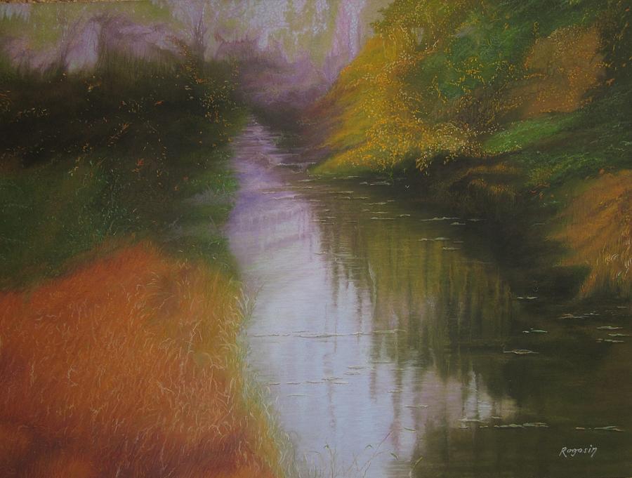 Landscape Painting - Shadow Creek by Harvey Rogosin