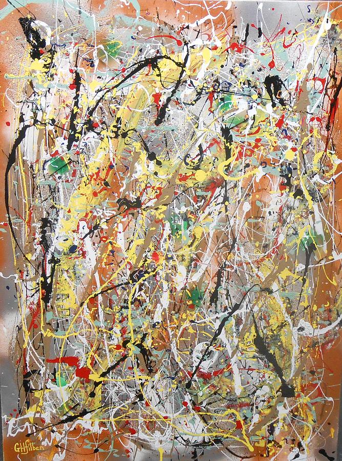 Pollock Painting by GH FiLben
