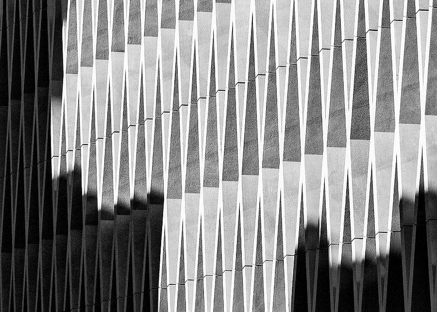 Abstract Photograph - Shadow Lines by Jef Van Den