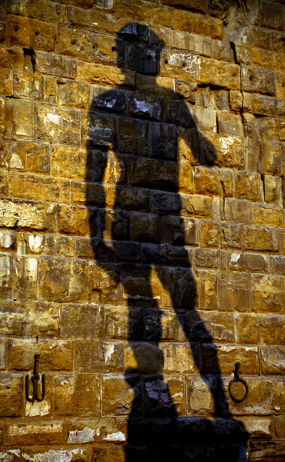 Shadow of Michaelangelos David Photograph by Jenny Setchell