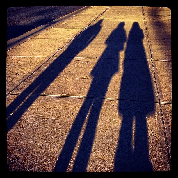 Shadow People! @ashleyhammond05 @robie12 Photograph by Whitney Robinson