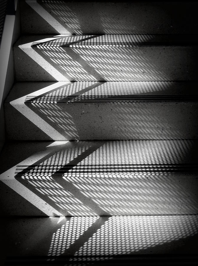 Shadow Play - Black and White Photograph by Joseph Skompski