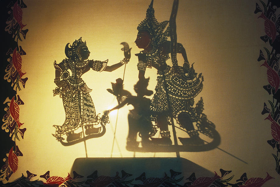 Shadow puppet play, Wayang Kulit Photograph by Otto Stadler