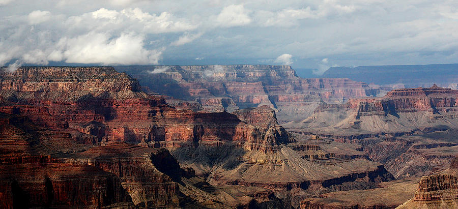 Grand Canyon National Park Photograph - Shadow Races by Joe Kozlowski