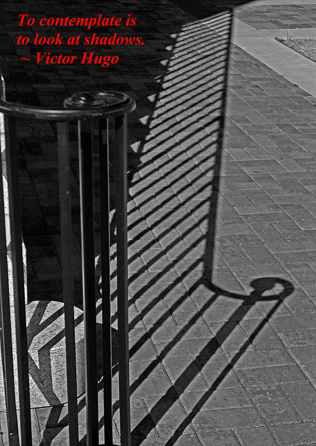 Shadow railing Photograph by Andy Lawless