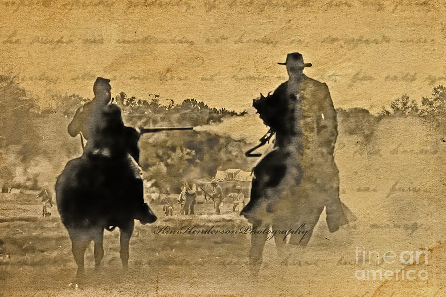 Horse Photograph - Shadow Riders by Kim Henderson