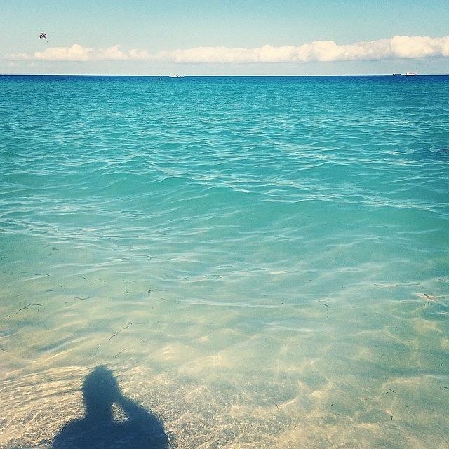 Miami Photograph - Shadow Selfie #miami by Joshua White