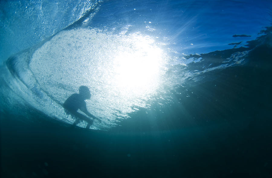 Shadow Surfer Photograph by Sean Davey
