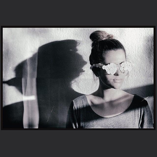 Shadows And Glasses Photograph by Beda MoBe
