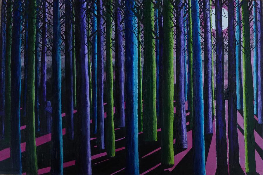 Shadows and Moonlight Painting by Susan M Woods