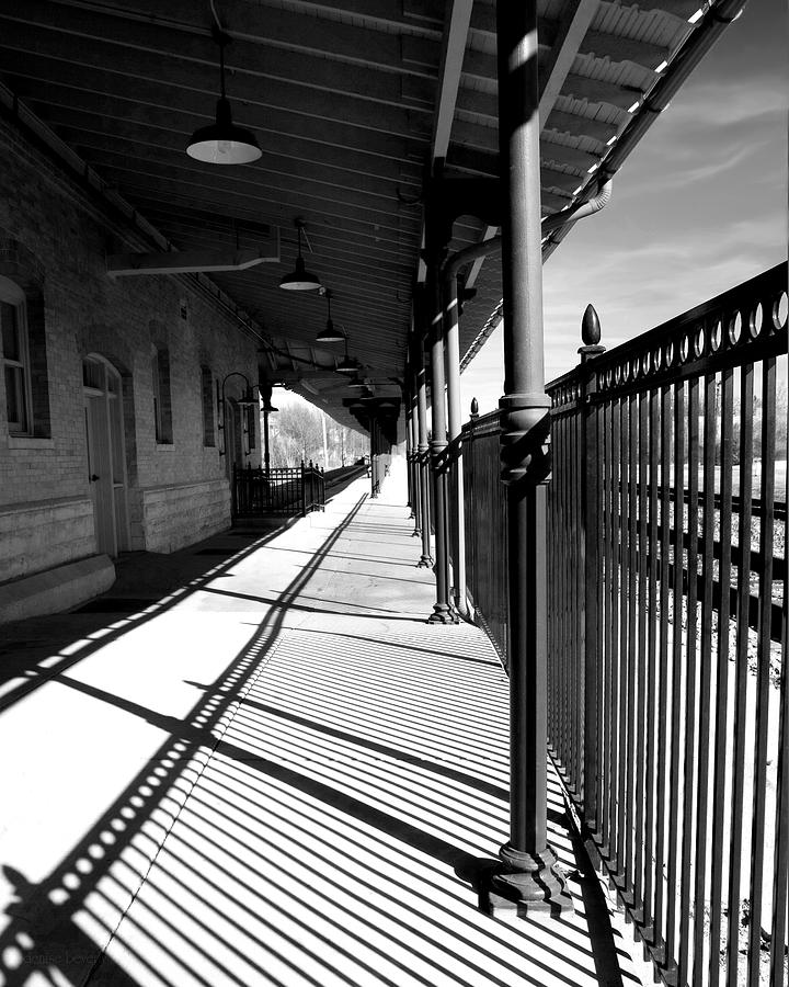 Shadows at the station Photograph by Denise Beverly