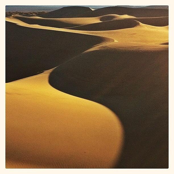 Nature Photograph - Shadows #desert #dunes #landscape by Jonathan Nguyen