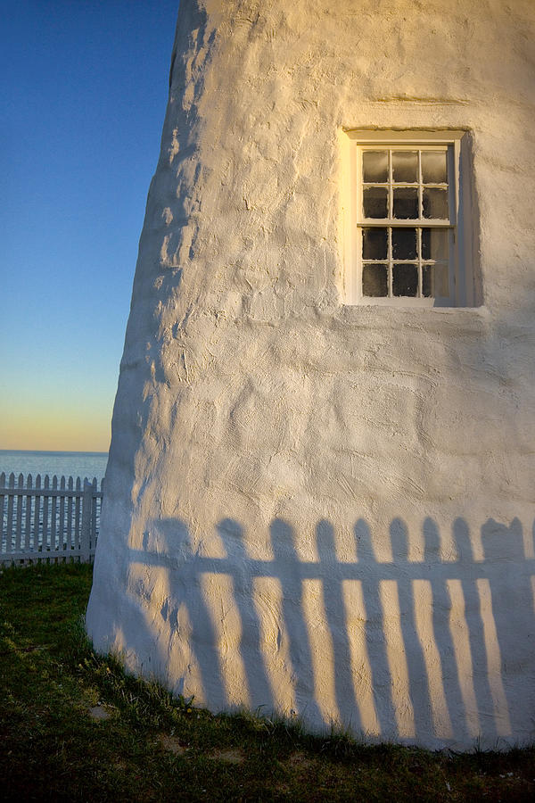 Shadows of Pemaquid Light Photograph by Diana Powell