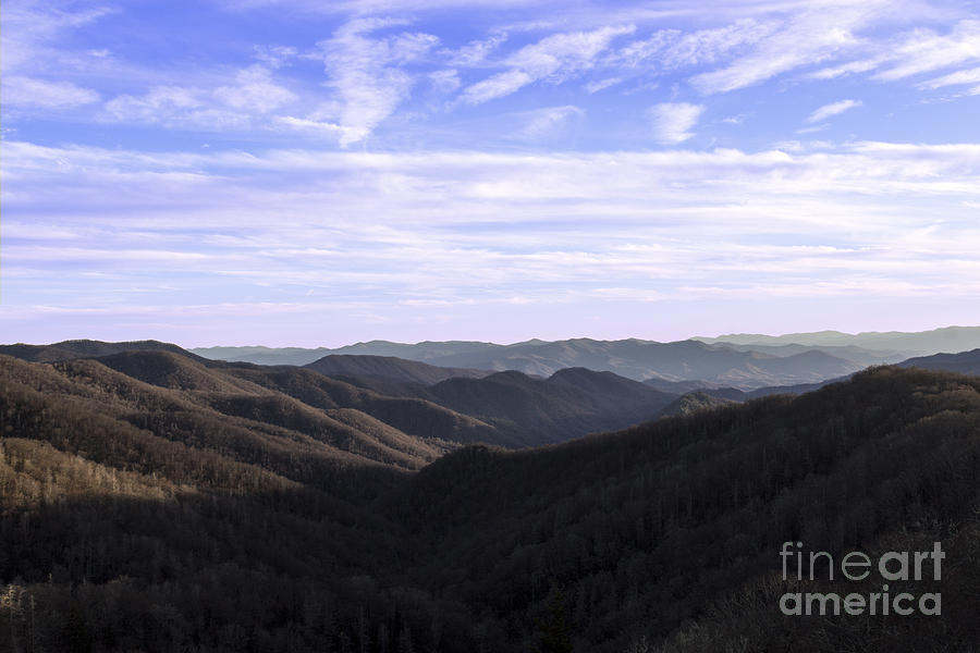Mountain Landscape Photograph - Shadows of the Mountains by Michael Waters