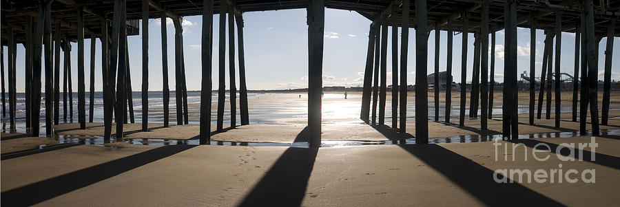 Shadows Under the Pier Photograph by David Bishop