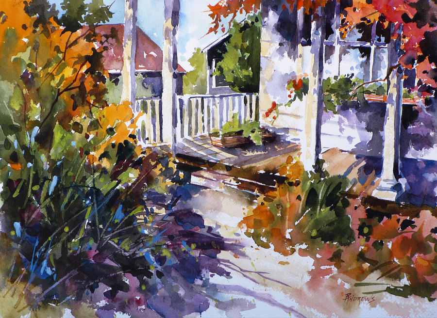 Shady Spot Painting by Rae Andrews