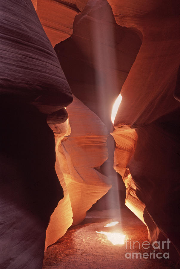 Shaft of Light Antelope Canyon Photograph by Liz Leyden