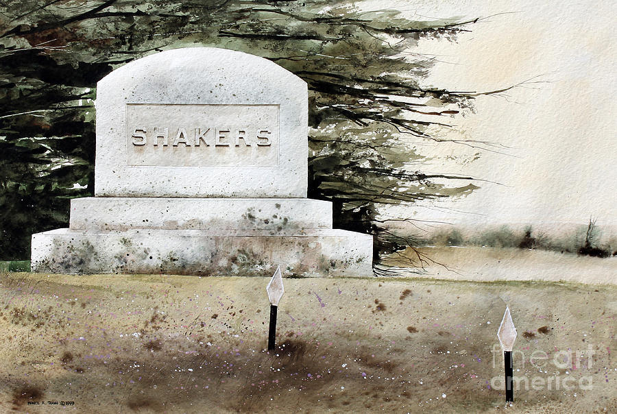 Shakers Painting by Monte Toon