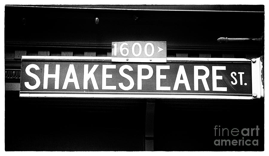 Shakespeare Street Photograph by John Rizzuto