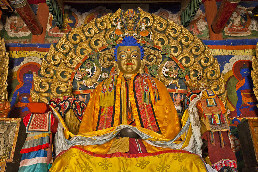 Shakymuni Buddha Erdene Zuu Monastery Photograph by Colin Monteath