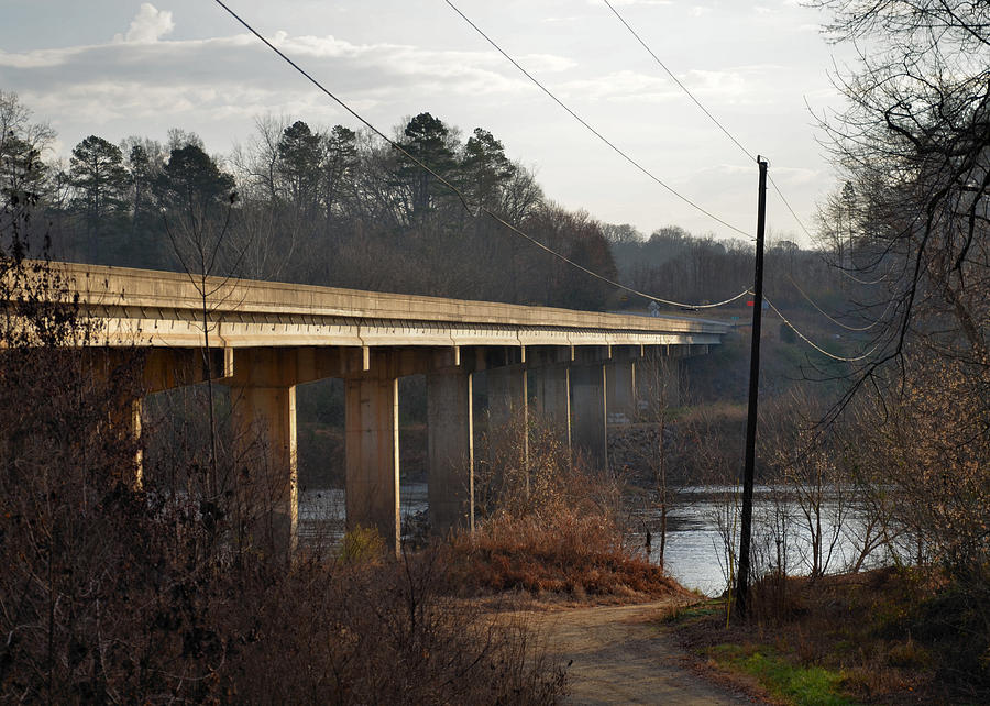 Shallowford Bridge over the Yadkin 51008732b Photograph by Paul Lyndon