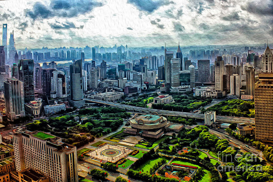 Shanghai Skyline Photograph by Stefan H Unger