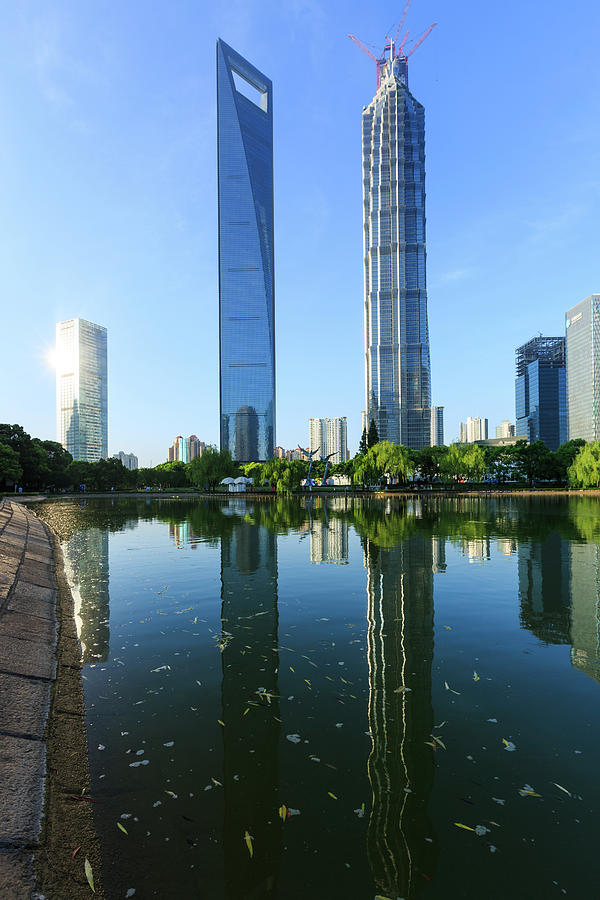 Shanghai Skyscrapers Photograph by Blackstation
