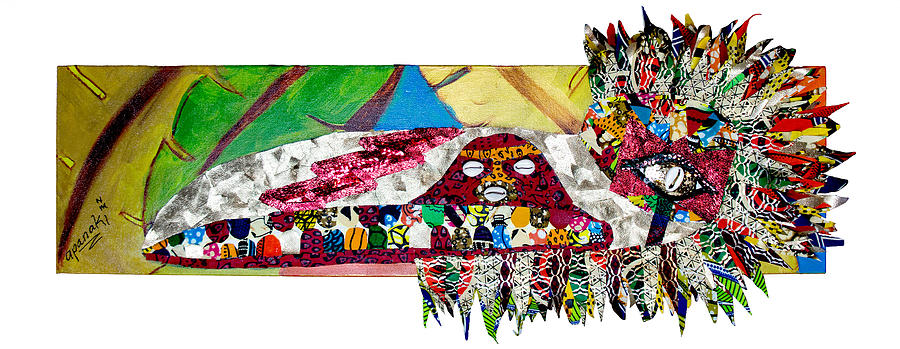 Shango Firebird Tapestry - Textile by Apanaki Temitayo M