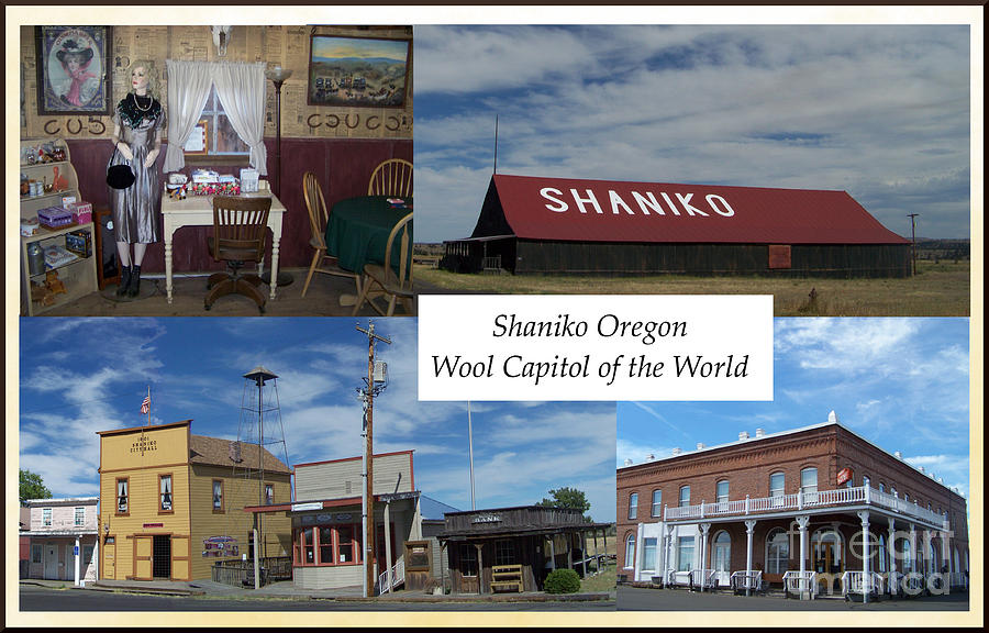 Shaniko Oregon Post Card -1 Photograph by Charles Robinson