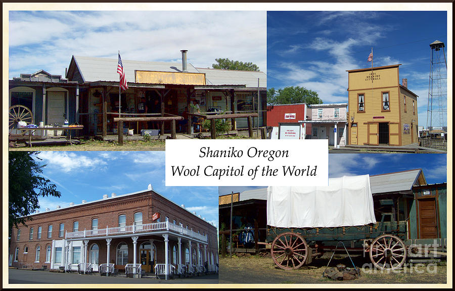 Shaniko Oregon Postcard - 2 Photograph by Charles Robinson