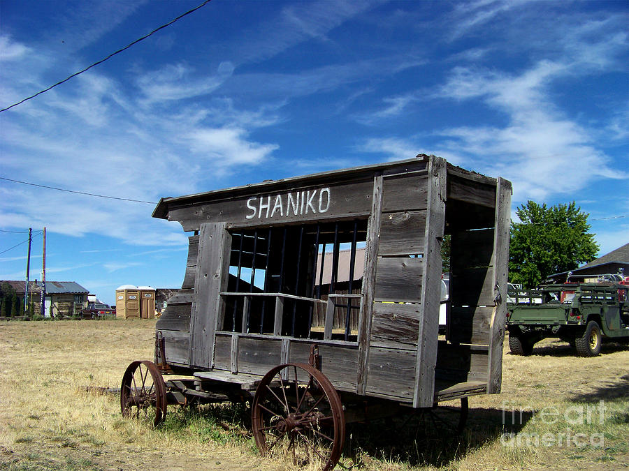 Shaniko Paddy Wagon Photograph by Charles Robinson