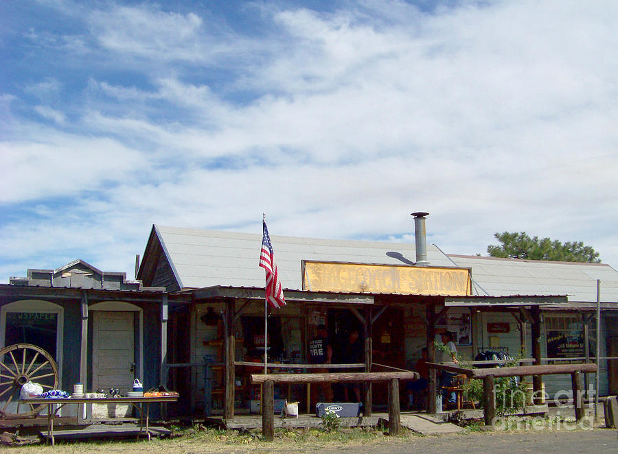 Shaniko Stagecoach Station and Saloon Photograph by Charles Robinson