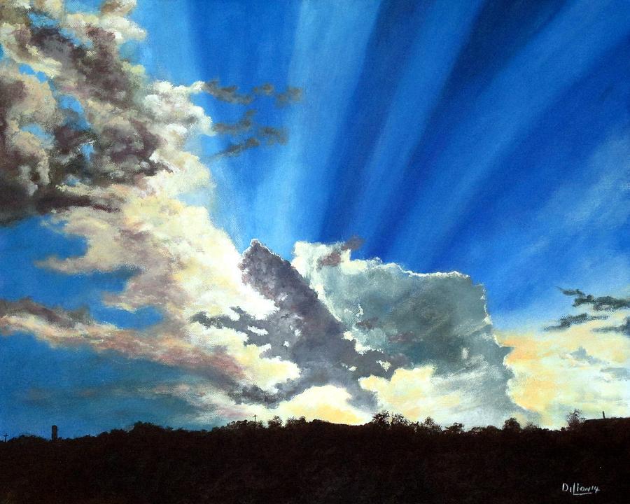 Shannons Sky Painting by Michael Dillon